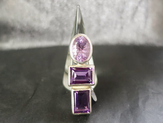 Allsopp, Disa - Amethyst Silver Brooch