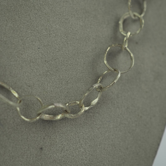 Allsopp, Disa - Silver hammered Chain Necklace