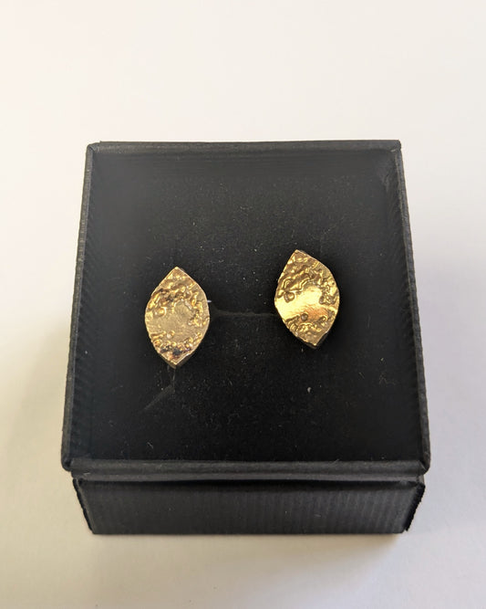 Hines, Susi - Vermeil Leaf Studs