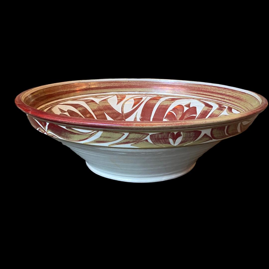 Caiger-Smith, Alan – Lustreware Bowl Red Large