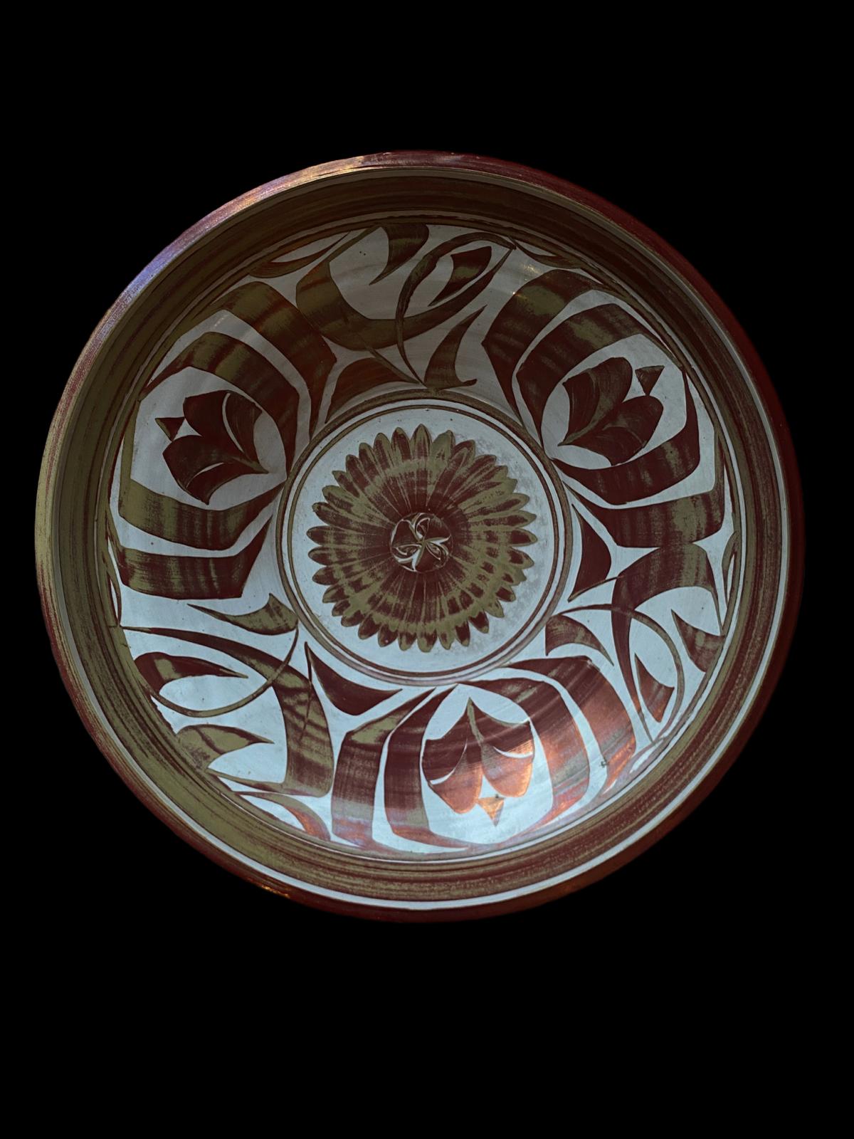 Caiger-Smith, Alan – Lustreware Bowl Red Large