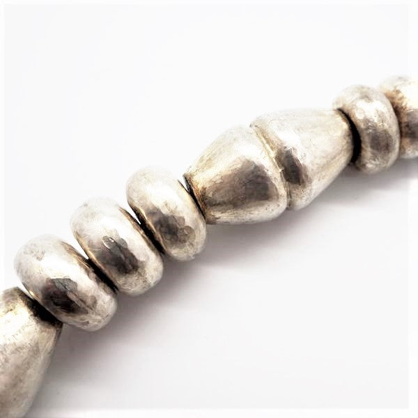 Solid hot sale silver beads